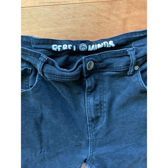 Rebel Minds Men's Black Denim Jeans Size‎ 38 32 (hem cut down from 35), Cotton+ - Picture 6 of 7